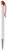 Toppoint Apollo hardcolour metal balpen - Wit / Rood