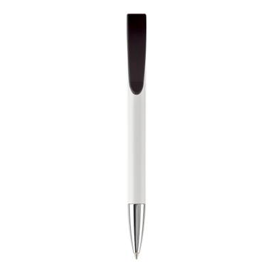 Stylo métal Toppoint Apollo hardcolour - Blanc / Noir