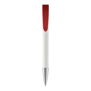 Stylo métal Toppoint Apollo hardcolour - Blanc / Rouge