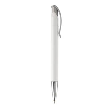Stylo métal Toppoint Apollo hardcolour - Blanc / Argent