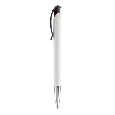 Stylo métal Toppoint Apollo hardcolour - Blanc / Noir