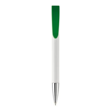 Stylo métal Toppoint Apollo hardcolour - Blanc / Vert