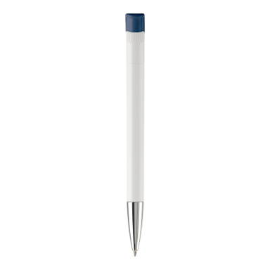 Stylo métal Toppoint Apollo hardcolour - Blanc / Bleu foncé