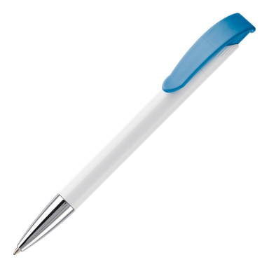 Stylo métal Toppoint Apollo hardcolour - Blanc / Bleu