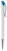 Toppoint Apollo hardcolour metal balpen - Wit / Blauw