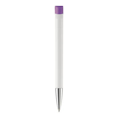 Stylo métal Toppoint Apollo hardcolour - Blanc / Violet