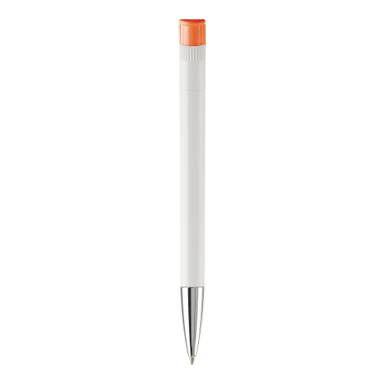 Stylo métal Toppoint Apollo hardcolour - Blanc / Orange