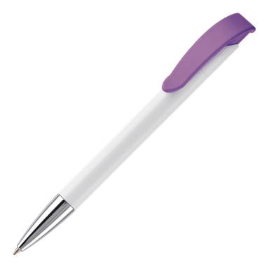 Stylo métal Toppoint Apollo hardcolour - Blanc / Violet