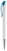 Toppoint Apollo hardcolour metal balpen - Wit / Blauw