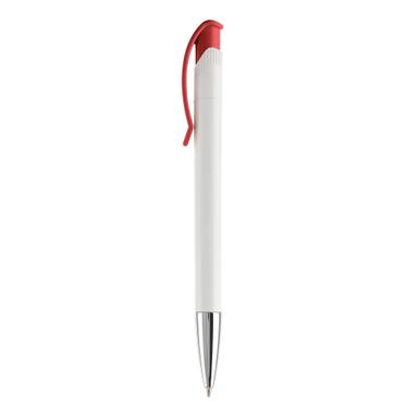 Stylo métal Toppoint Apollo hardcolour - Blanc / Rouge