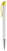 Toppoint Apollo hardcolour metal balpen - Wit / Geel