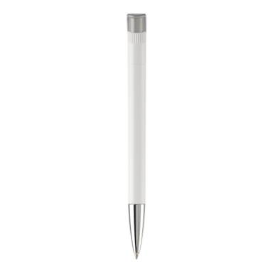 Stylo métal Toppoint Apollo hardcolour - Blanc / Argent