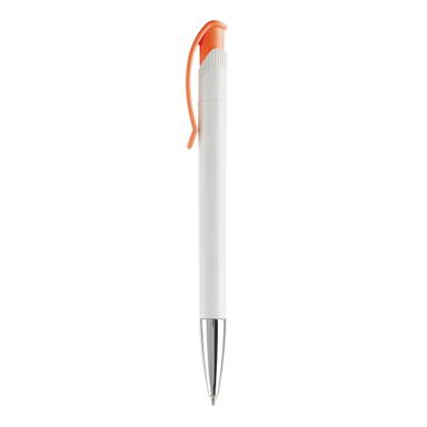 Stylo métal Toppoint Apollo hardcolour - Blanc / Orange