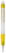 Stilolinea Vegetal Pen Clear transparant balpen - Ecru / Geel