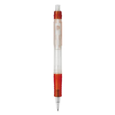 Stilolinea Vegetal Pen Clear transparent Kugelschreiber - Ecru / Rot