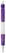 Stilolinea Vegetal Pen Clear transparant balpen - Ecru / Paars