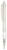 Stilolinea Vegetal Pen Clear transparant balpen - Ecru / Wit