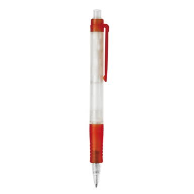 Stilolinea Vegetal Pen Clear transparent Kugelschreiber - Ecru / Rot