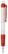 Stilolinea Vegetal Pen Clear transparant balpen - Ecru / Rood