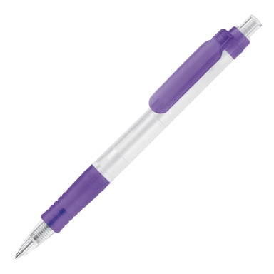 Stilolinea Vegetal Pen Clear transparent Kugelschreiber - Ecru / Lila