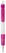 Stilolinea Vegetal Pen Clear transparant balpen - Ecru / Roze
