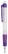 Stilolinea Vegetal Pen Clear transparant balpen - Ecru / Paars