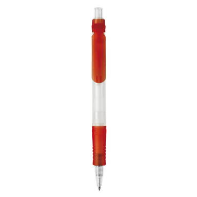 Stilolinea Vegetal Pen Clear transparent Kugelschreiber - Ecru / Rot