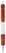 Stilolinea Vegetal Pen Clear transparant balpen - Ecru / Rood