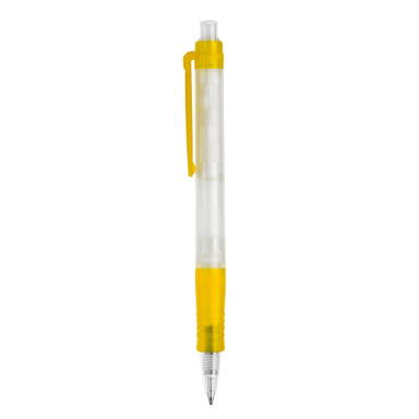 Stilolinea Vegetal Pen Clear transparent Kugelschreiber - Ecru / Gelb