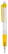 Stilolinea Vegetal Pen Clear transparant balpen - Ecru / Geel