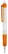 Stilolinea Vegetal Pen Clear transparant balpen - Ecru / Oranje