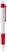 Stilolinea Vegetal Pen hardcolour balpen - Wit / Rood
