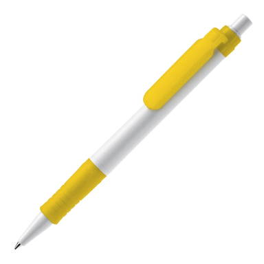 Stilolinea Vegetal Pen hardcolour Kugelschreiber - Weiß / Gelb