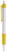 Stilolinea Vegetal Pen hardcolour balpen - Wit / Geel