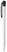 Stilolinea Ingeo TM Pen hardcolour balpen  - Wit / Zwart