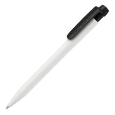 Stilolinea Ingeo TM Pen hardcolour Kugelschreiber - Weiß / Schwarz