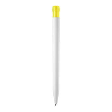 Stilolinea Ingeo TM Pen hardcolour Kugelschreiber - Weiß / Gelb