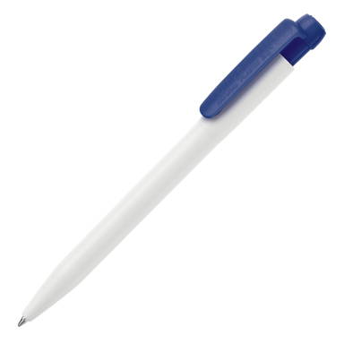 Stilolinea Ingeo TM Pen hardcolour Kugelschreiber - Weiß / Dunkelblau