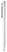 Stilolinea Ingeo TM Pen hardcolour balpen  - Wit