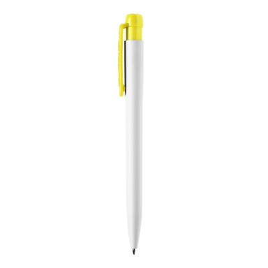Stilolinea Ingeo TM Pen hardcolour Kugelschreiber - Weiß / Gelb