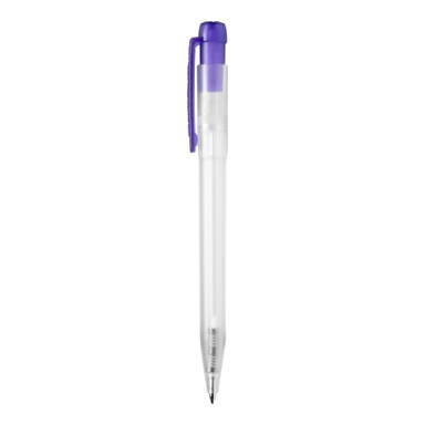 Stilolinea Ingeo TM Pen Clear transparent Kugelschreiber - Ecru / Lila