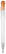Stilolinea Ingeo TM Pen Clear transparant balpen - Ecru / Oranje