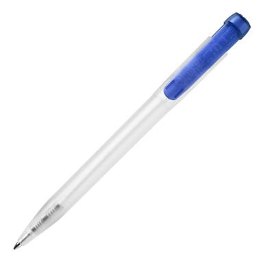Stilolinea Ingeo TM Pen Clear transparent Kugelschreiber - Ecru / Blau
