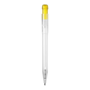 Stilolinea Ingeo TM Pen Clear transparent Kugelschreiber - Ecru / Gelb