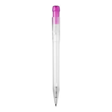 Stilolinea Ingeo TM Pen Clear transparent Kugelschreiber - Ecru / Rosa