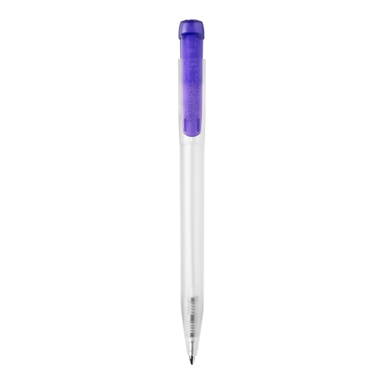 Stilolinea Ingeo TM Pen Clear transparent Kugelschreiber - Ecru / Lila