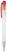 Stilolinea Ingeo TM Pen Clear transparant balpen - Ecru / Rood