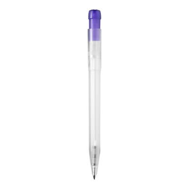Stilolinea Ingeo TM Pen Clear transparent Kugelschreiber - Ecru / Lila