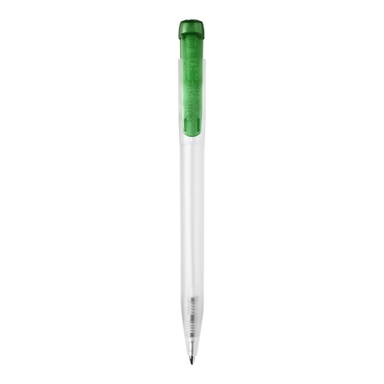 Stilolinea Ingeo TM Pen Clear transparent Kugelschreiber - Ecru / Grün