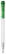 Stilolinea Ingeo TM Pen Clear transparant balpen - Ecru / Groen
